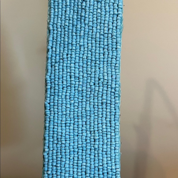 Handcrafted In India | Beaded Purse w/ Dust Bag, Charm Connector & Turtle Charm - Picture 7 of 17